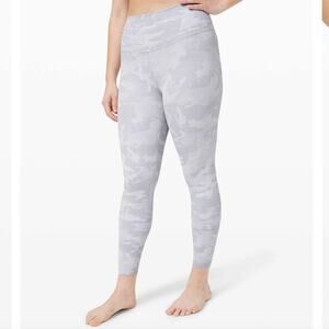 lululemon athletica Gray Camo Leggings